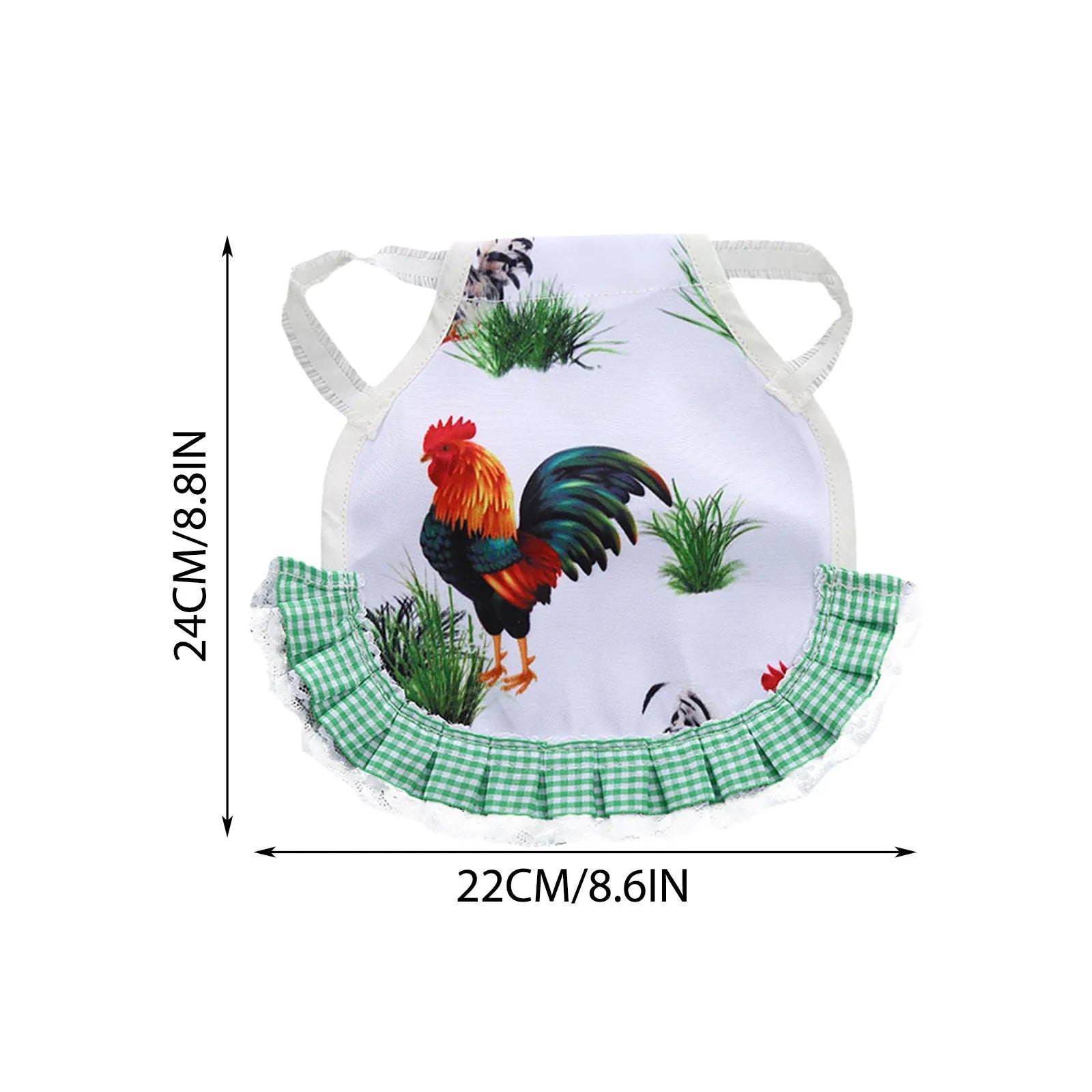 1PC Hen Apron Elastic Chicken Saddle Feather Protector Adjustable Pet Clothes Birds Chicken Dress Poultry Apron for Cold Weather