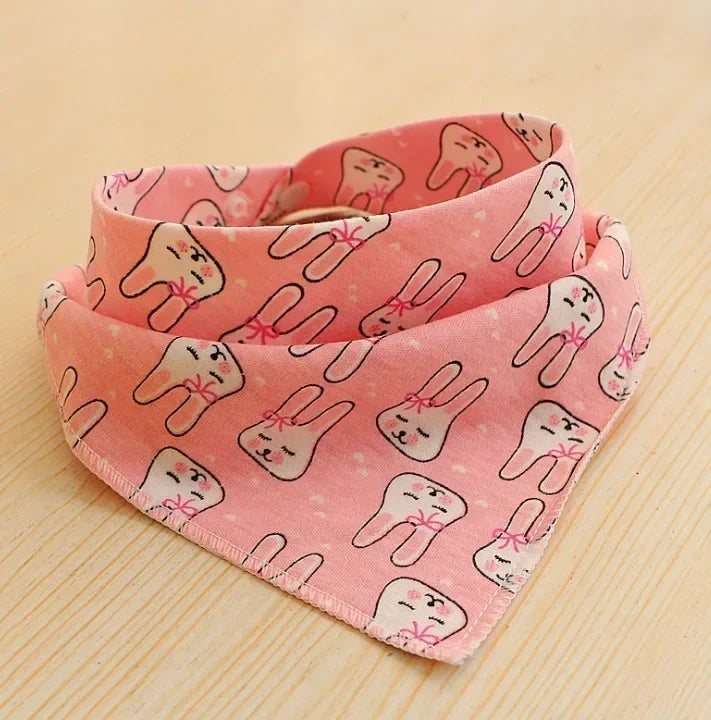 1Pc Dog Bandana Cute Soft Printing Dog Kerchief Scarf Premium Durable Fabric Bibs Accessories for Dog Cat Christmas Pet Dress Up