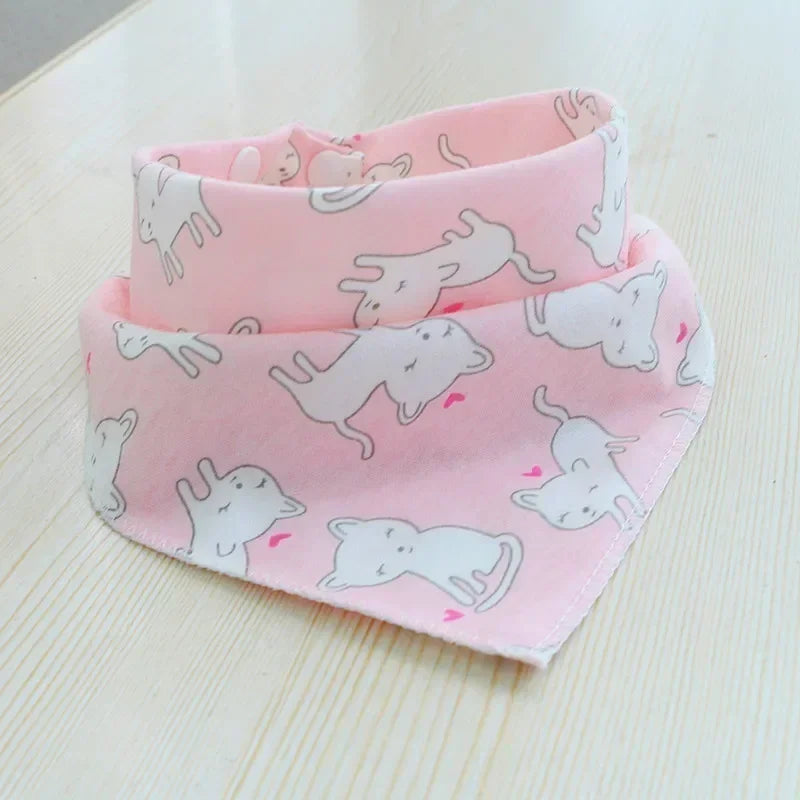1Pc Dog Bandana Cute Soft Printing Dog Kerchief Scarf Premium Durable Fabric Bibs Accessories for Dog Cat Christmas Pet Dress Up